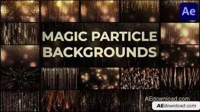 Magic Particle Backgrounds for After Effects Openers template preview