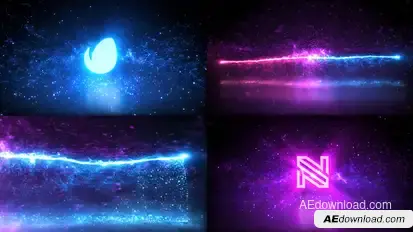Magic Particle Logo Logo Stings template preview