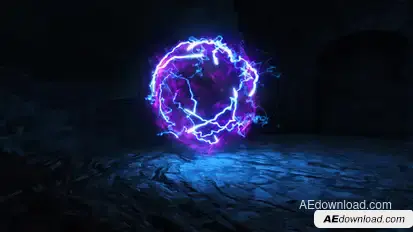 Magic Particles Logo Logo Stings template preview