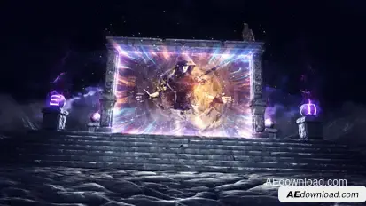 Magic Portal Logo Logo Stings template preview