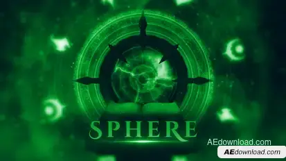 Magic Sphere Cinematic Trailer Titles template preview