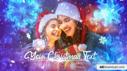 Magical Christmas Promo Video Displays template preview
