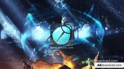 Magical Nature Logo Logo Stings template preview
