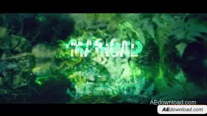 Magical Nature Logo Reveal Logo Stings template preview