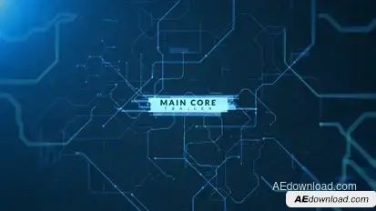 Main Core Trailer Titles template preview