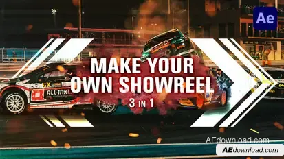 Make Your Own Showreel Video Displays template preview