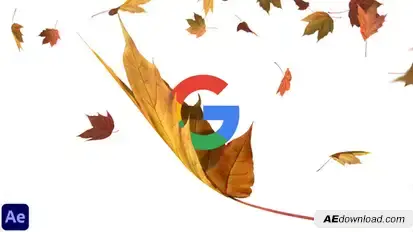 Maple Leaves Autumn Fall - Logo Reveal Logo Stings template preview