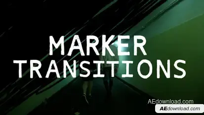 Marker Transitions Elements template preview