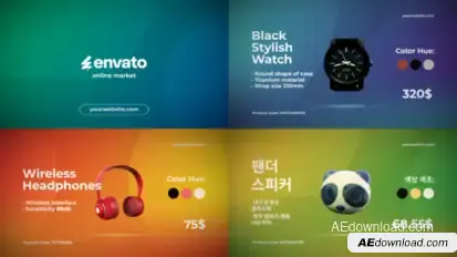 Market Promo for After Effects Product Promo template preview