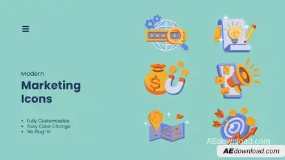 Marketing - Concepts Elements template preview