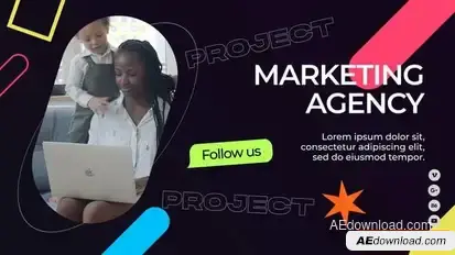Marketing Agency Promo Openers template preview