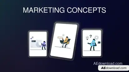 Marketing Concepts Elements template preview