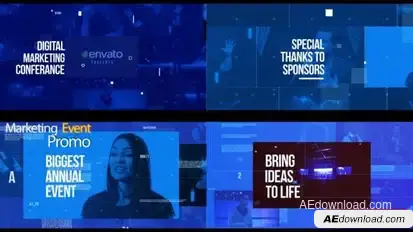 Marketing Event Promo Openers template preview