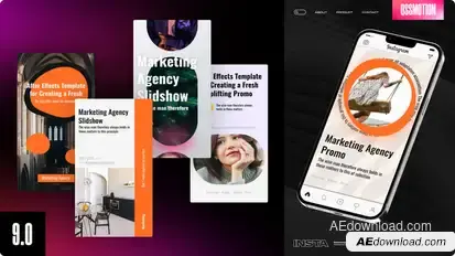 Marketing Instagram Stories Video Displays template preview
