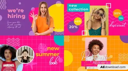 Marketing promo broadcast-packages template preview