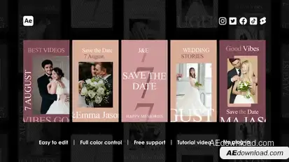 Marriage Instagram Reels Product Promo template preview