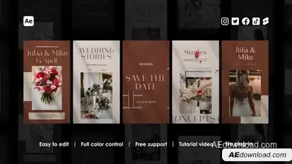 Marriage Instagram Reels Product Promo template preview