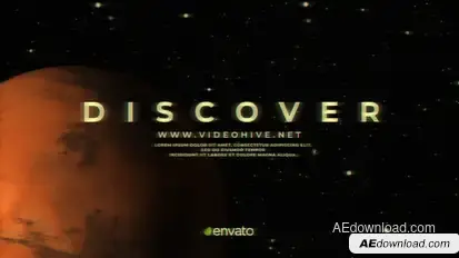 Mars Discover Logo Logo Stings template preview