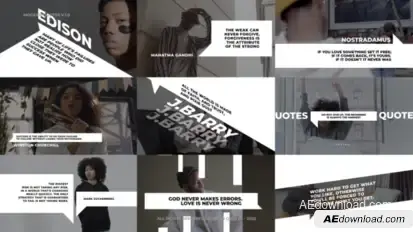 Massive Big Quotes | After Effects Titles template preview