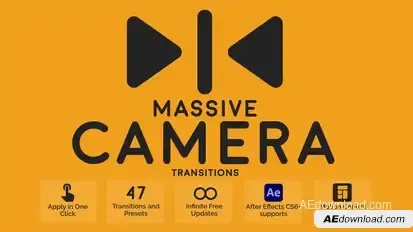 Massive Camera Transitions Elements template preview