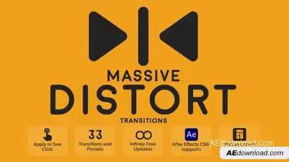Massive Distrot Transitions Elements template preview