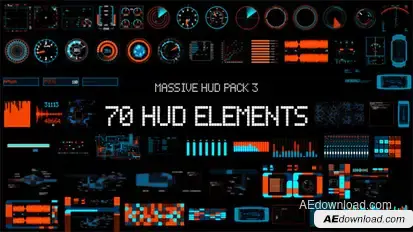 Massive HUD Pack 3 Video Displays template preview