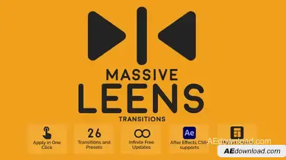 Massive Leens Transitions Elements template preview