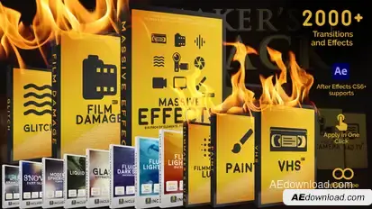 Massive Vertical Effects Pack Elements template preview