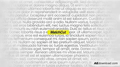 Match Cut Infographics template preview