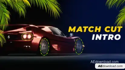 Match Cut Intro Openers template preview