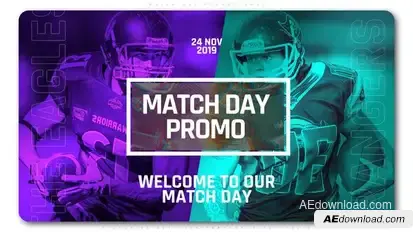 Match Day Promotional Openers template preview