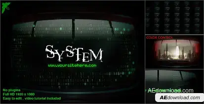Matrix Monitors Openers template preview