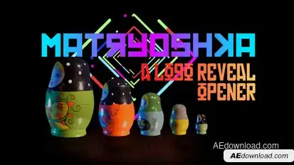 Matryoshka Dolls Opener Product Promo template preview