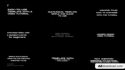 Mechanical Animation | After Effects Titles template preview