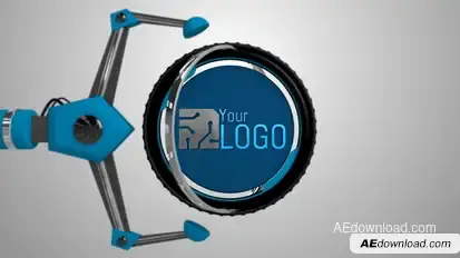 Mechanical Arms Logo Logo Stings template preview