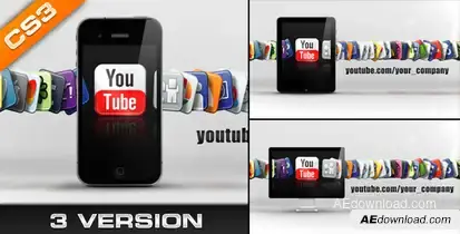 Media & Social Networks Video Displays template preview