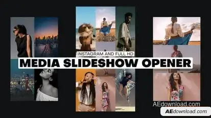 Media Slideshow Opener Openers template preview