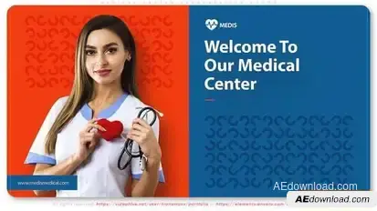 Medical Center Presentation Promo Openers template preview