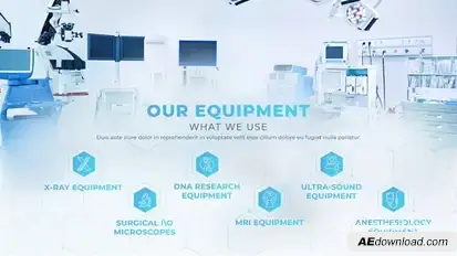 Medical Center Promotion Video Displays template preview