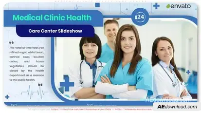 Medical Clinic Health Care Center Video Displays template preview