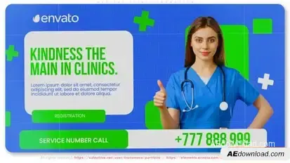 Medical Clinic Promotion Openers template preview