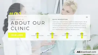 Medical Displays Promo Openers template preview