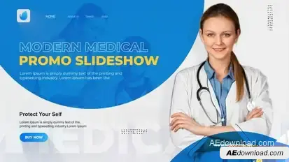 Medical Slideshow Openers template preview
