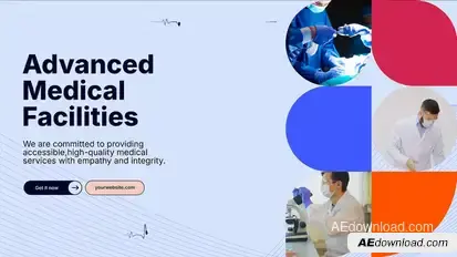 Medical Slideshow Video Displays template preview