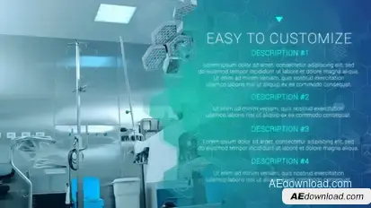 Medical Technology Promo Video Displays template preview