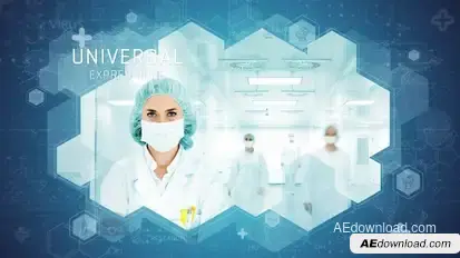 Medical Technology Promo Pack Video Displays template preview