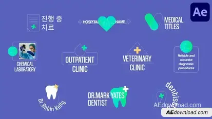 Medical Titles for After Effects Titles template preview