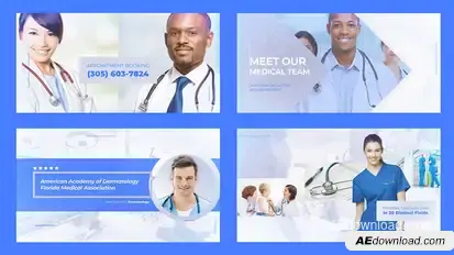 Medicine and Healthcare Openers template preview