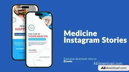 Medicine Instagram Stories Openers template preview