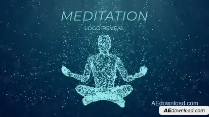 Meditation Yoga Logo Reveal Logo Stings template preview